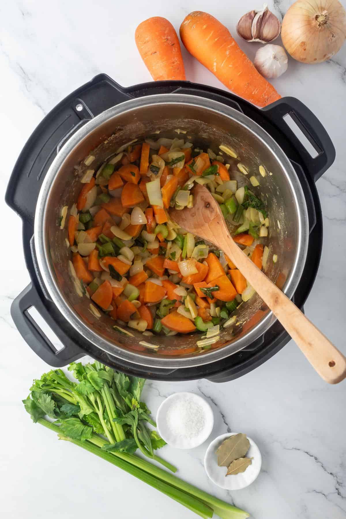 Instant Pot Vegetable Broth – soupstosavor.com