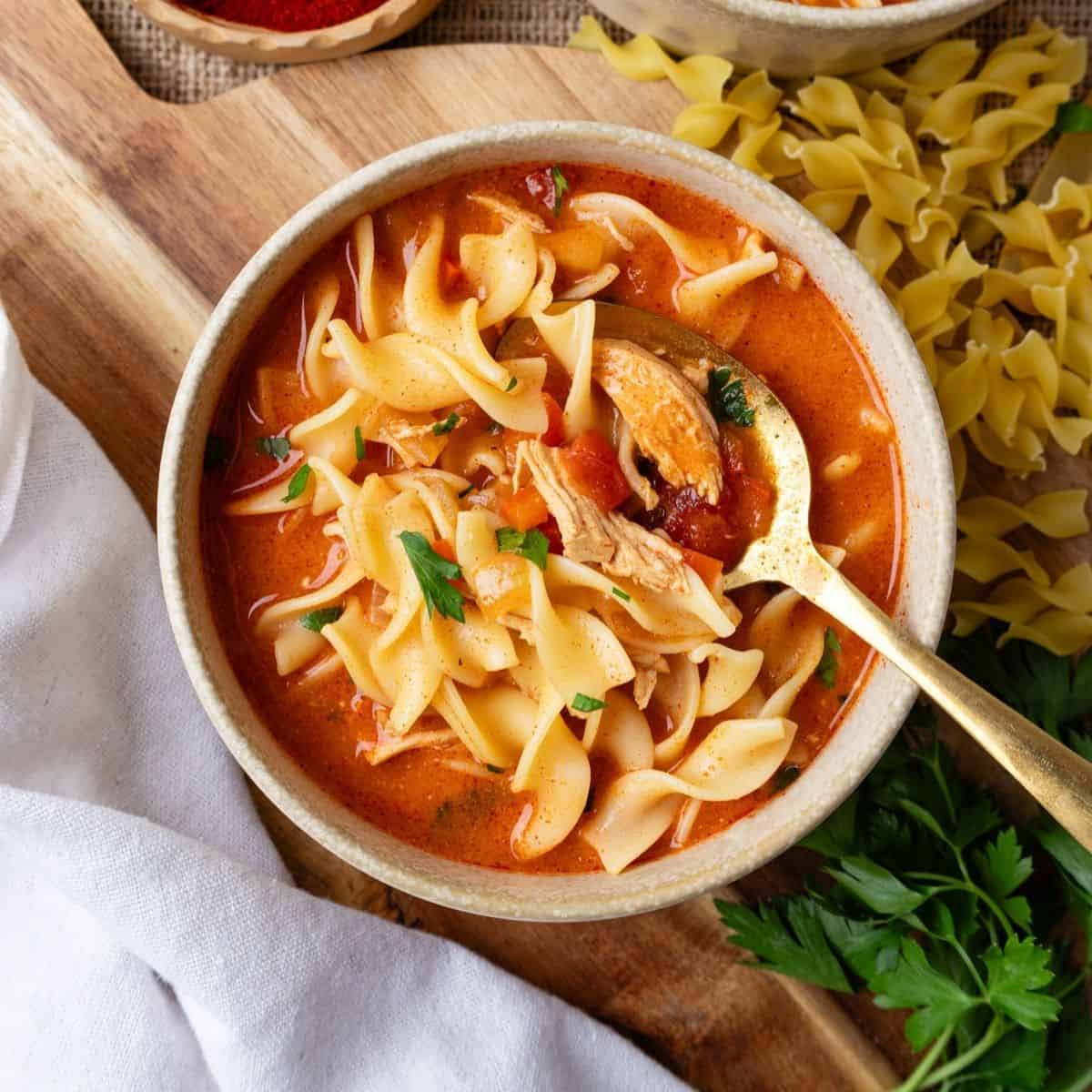 Creamy Chicken Paprikash Soup